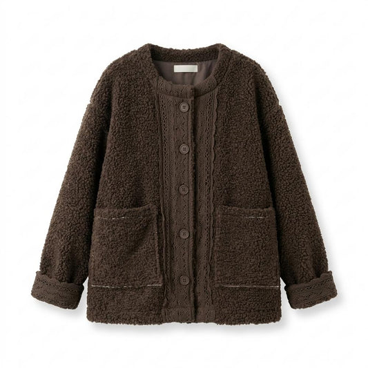 Allsaints Leather - Sehal | Boucle Collarless Jacket Women