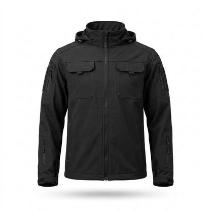 Allsaints Leather - Nelar | Hooded Softshell Jacket Men
