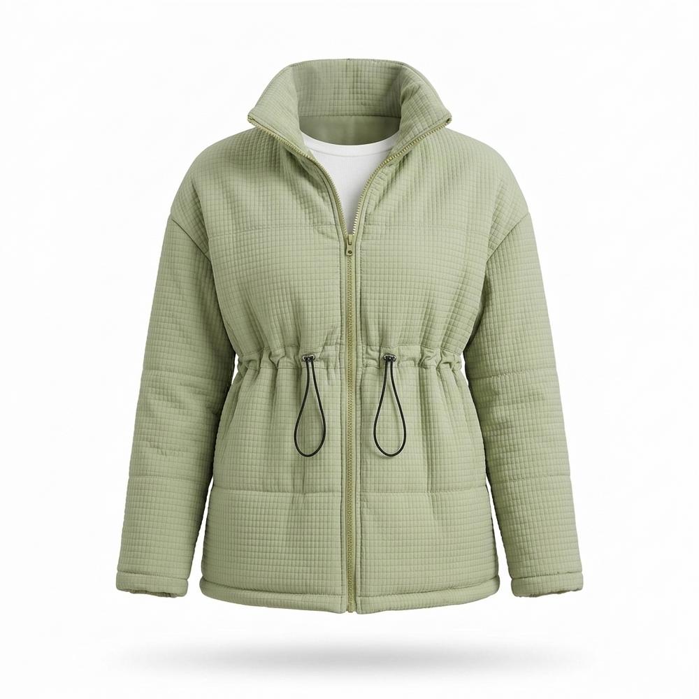 Allsaints Leather - Nolev | Quilted Drawstring Jacket Women
