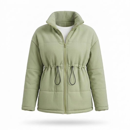 Allsaints Leather - Nolev | Quilted Drawstring Jacket Women