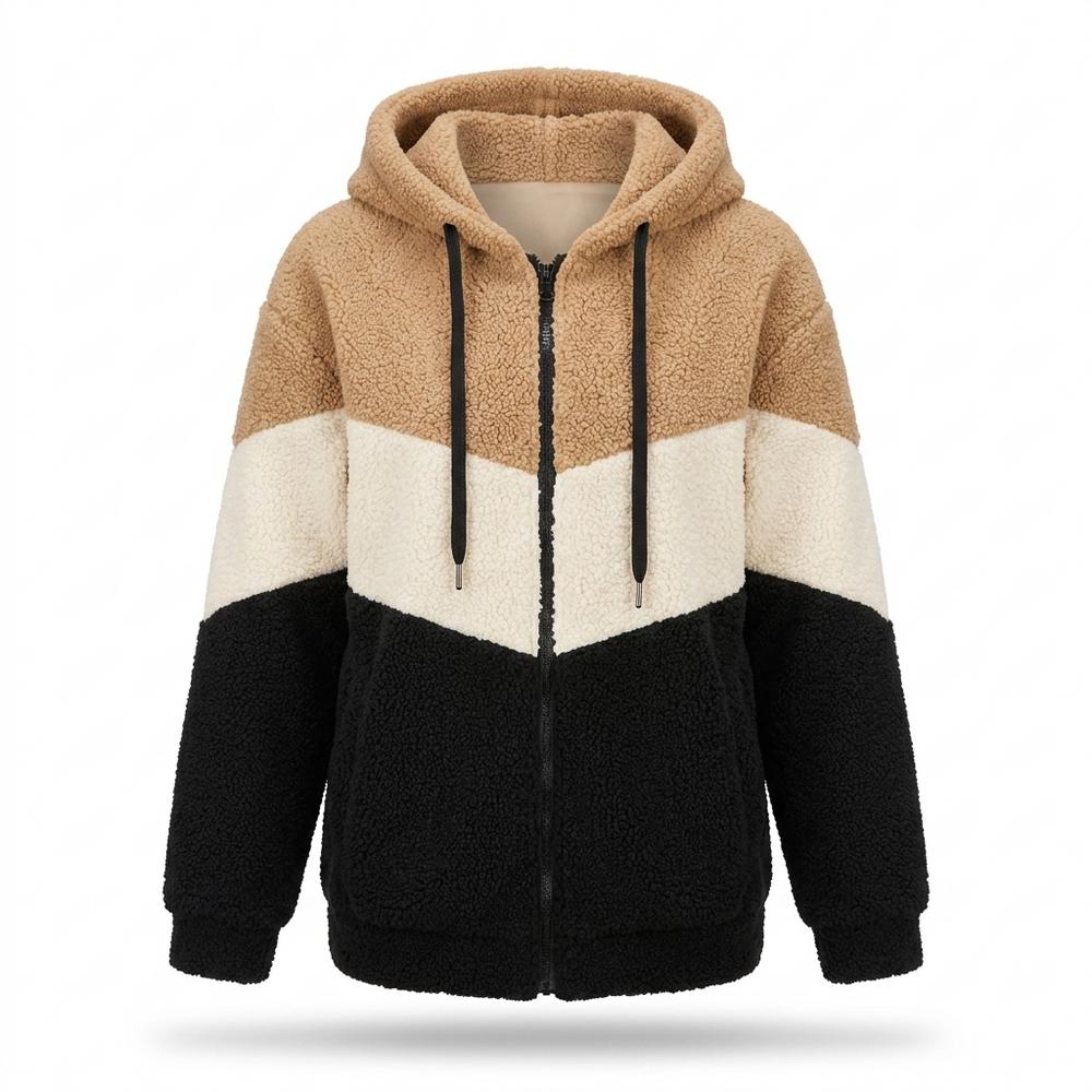 Allsaints Leather - Lyser | Color-Block Hooded Jacket Women