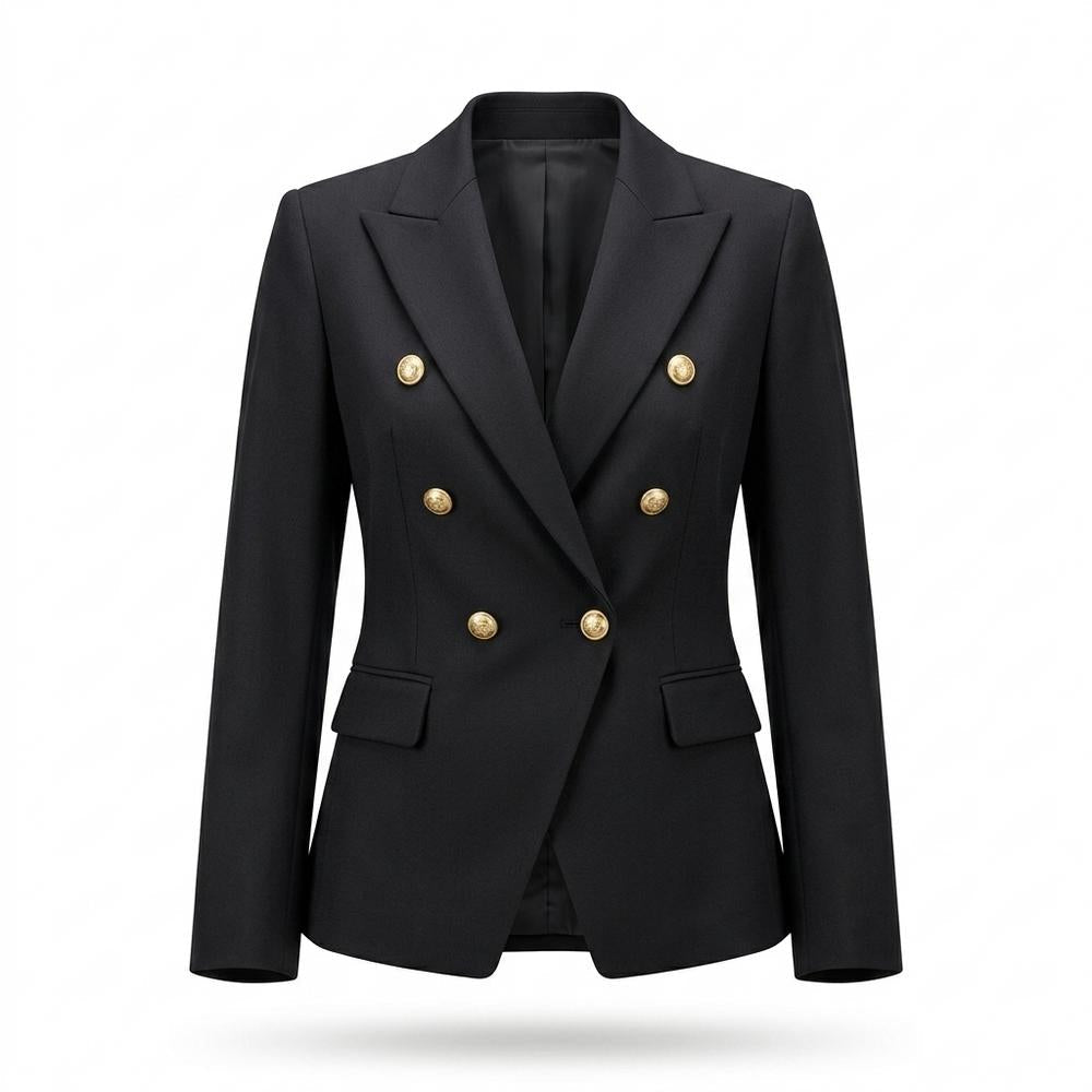 Allsaints Leather - Rosen | Double-Breasted Tailored Blazer Women