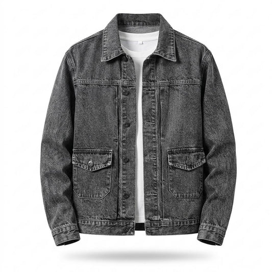 Allsaints Leather - Tanav | Washed Button-Front Denim Jacket Men