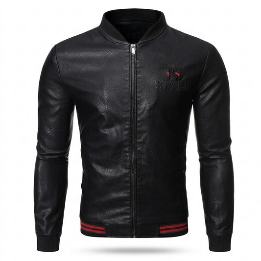 Allsaints Leather - Tiser | Slim-Fit Zip-Up Leather Jacket Men