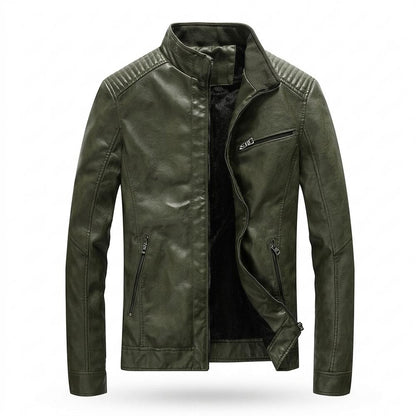 Allsaints Leather - Aawim | Quilted Lined Leather Jacket Men