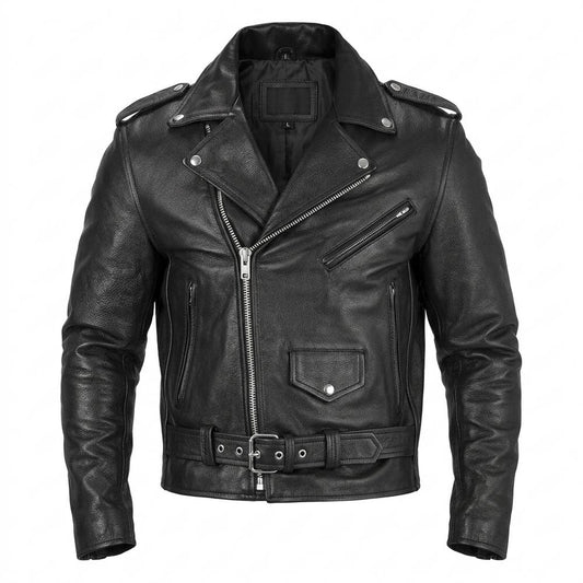 Allsaints Leather - Damuv | Asymmetrical Belted Leather Jacket Unisex