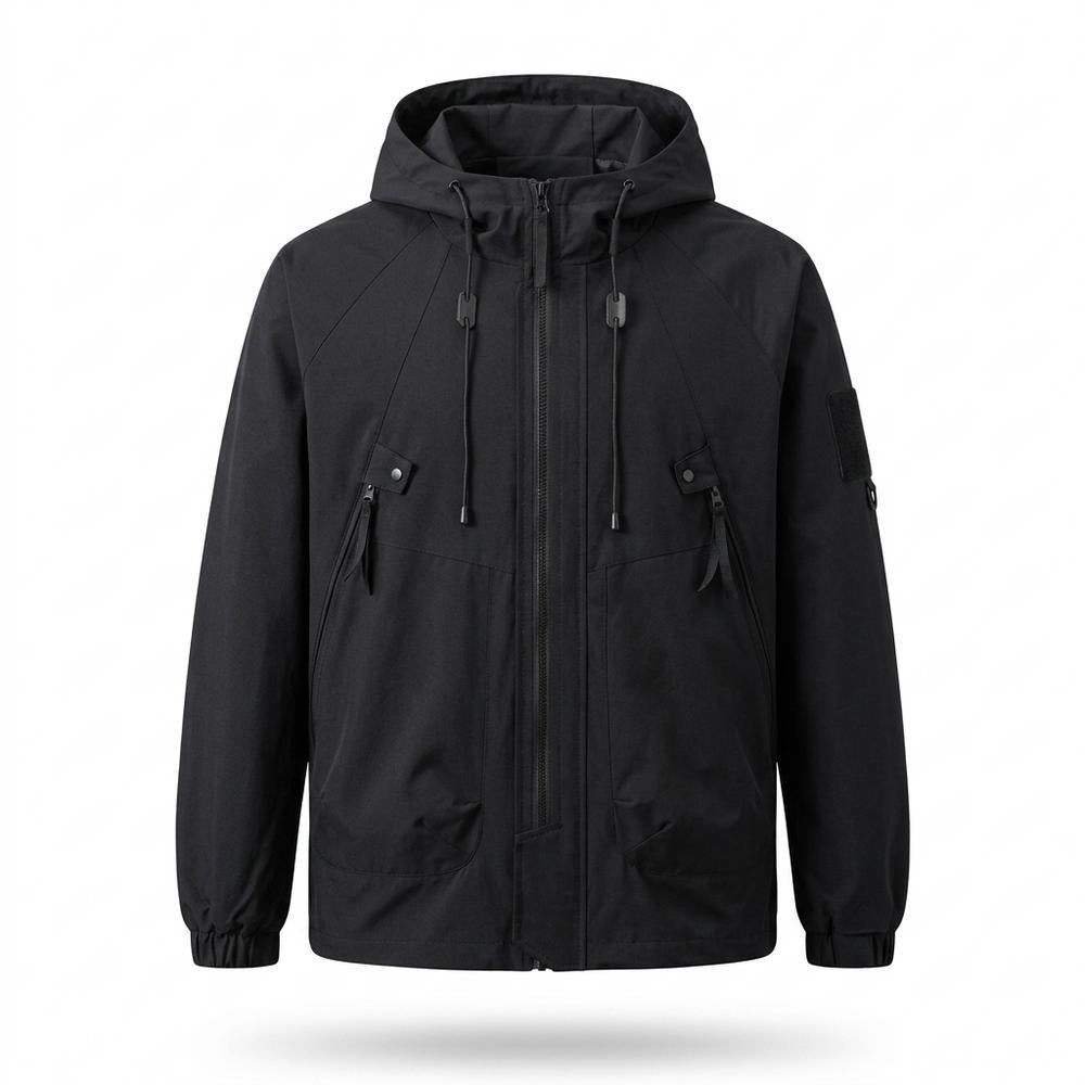 Allsaints Leather - Rasol | Hooded Zip-Up Jacket Men