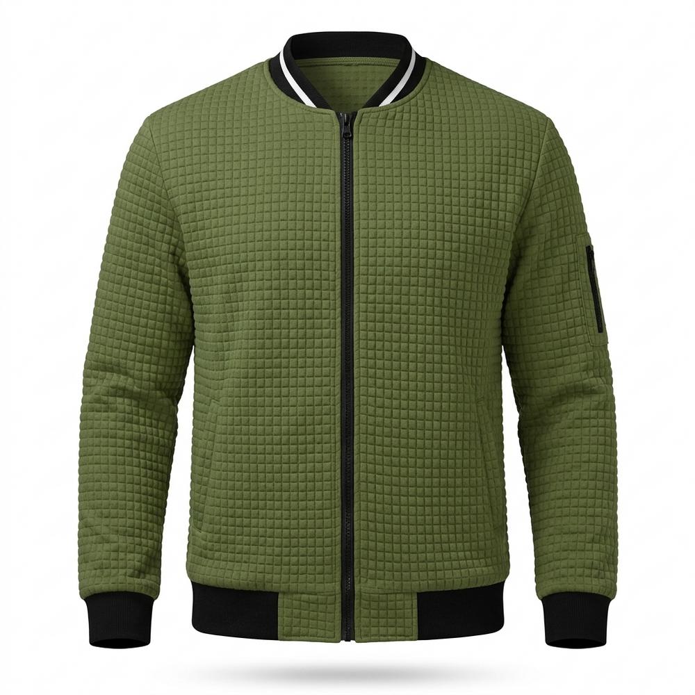 Allsaints Leather - Artal | Quilted Zip-Up Jacket Men