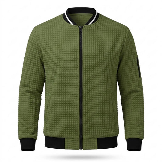 Allsaints Leather - Artal | Quilted Zip-Up Jacket Men