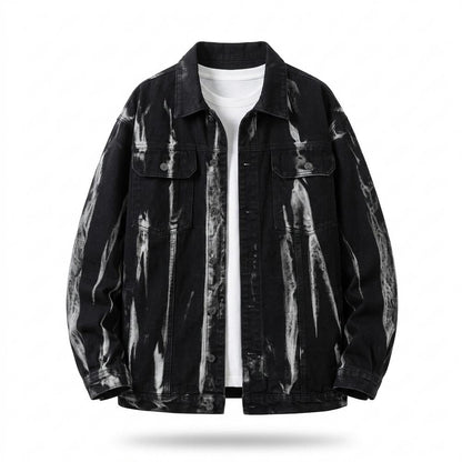 Allsaints Leather - Retev | Washed Button-Down Denim Jacket Unisex