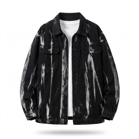 Allsaints Leather - Retev | Washed Button-Down Denim Jacket Unisex