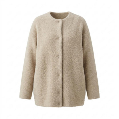 Allsaints Leather - Tadar | Collarless Textured Knit Cardigan Women
