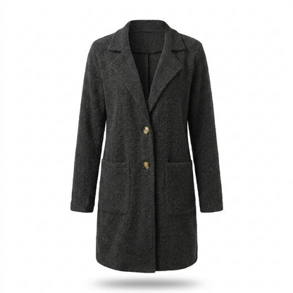 Allsaints Leather - Karev | Textured Button-Front Coat Women