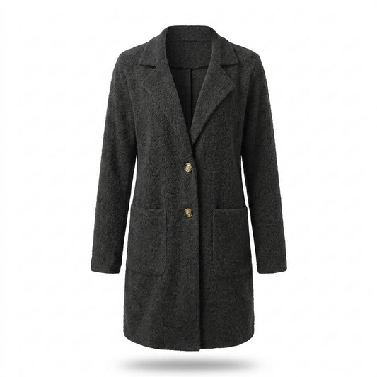 Allsaints Leather - Karev | Textured Button-Front Coat Women