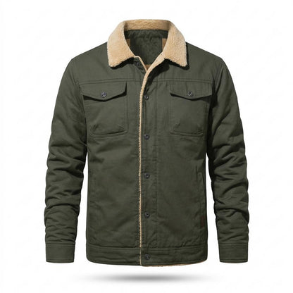 Allsaints Leather - Mitor | Sherpa-Lined Button-Front Jacket Men