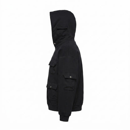 Allsaints Leather - Eofan | Cargo Pocket Oversized Hoodie Unisex