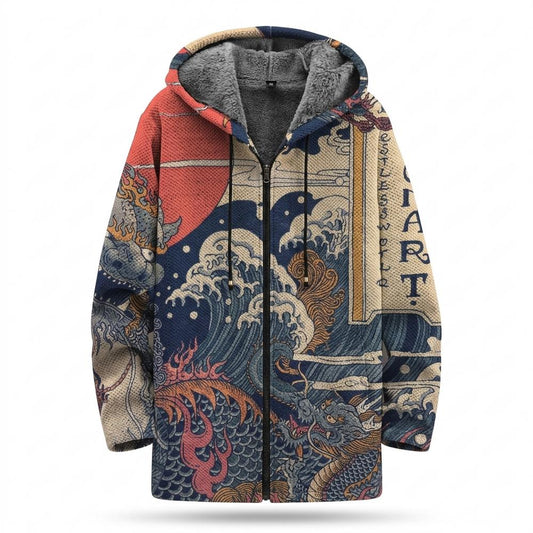 Allsaints Leather - Alral | Sherpa-Lined Zip-Up Coat Unisex