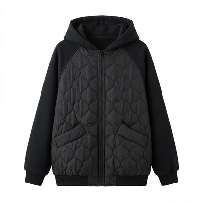 Allsaints Leather - Neran | Quilted Hooded Jacket Women