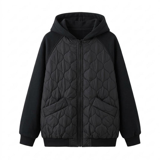 Allsaints Leather - Neran | Quilted Hooded Jacket Women