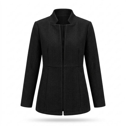 Allsaints Leather - Maren | Stand-Collar Herringbone Jacket Women