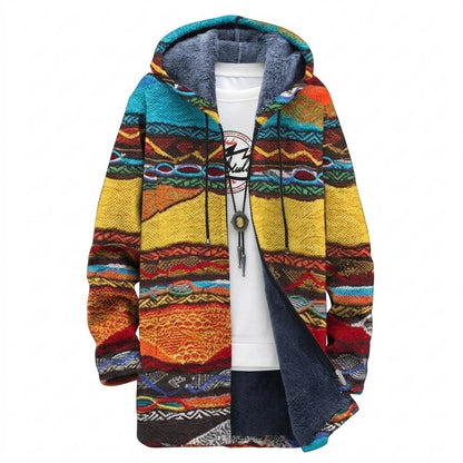 Allsaints Leather - Lolin | Fleece-Lined Hooded Knit Cardigan Men