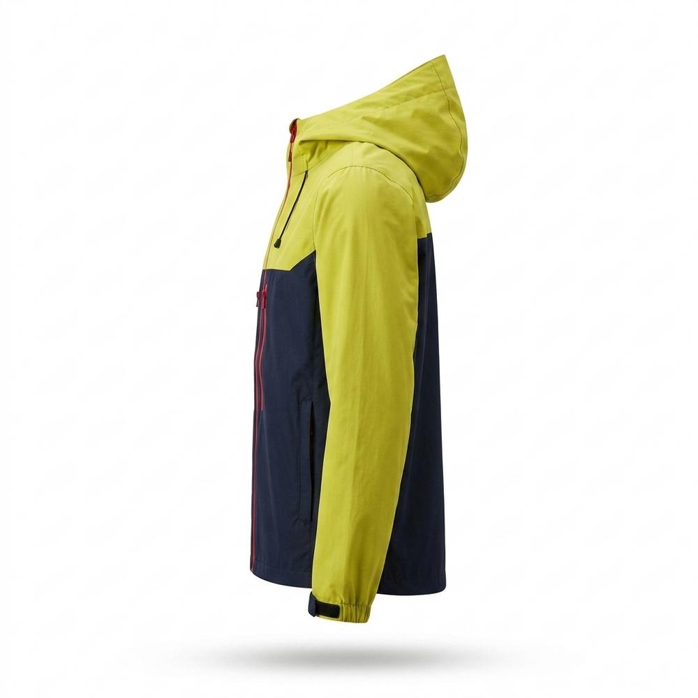Allsaints Leather - Vimor | Color-Blocked Hooded Jacket Unisex