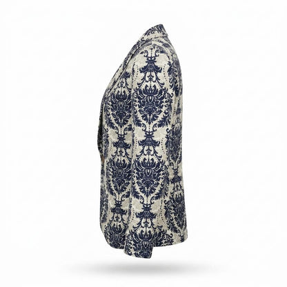 Allsaints Leather - Camin | Patterned Ruched Blazer Women