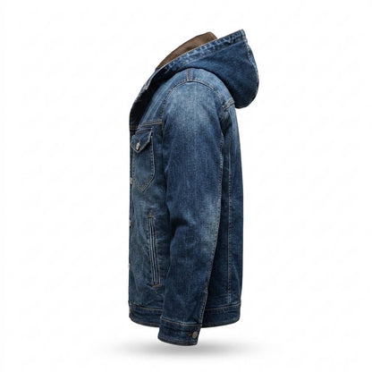 Allsaints Leather - Momen | Hooded Lined Denim Jacket Men