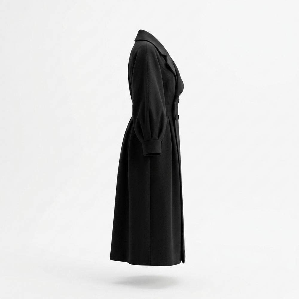 Allsaints Leather - Rolar | Tailored Voluminous-Sleeve Coat Women