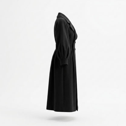 Allsaints Leather - Rolar | Tailored Voluminous-Sleeve Coat Women