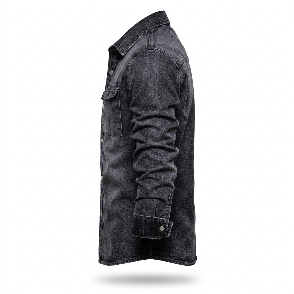 Allsaints Leather - Lesel | Washed Button-Up Shirt Men