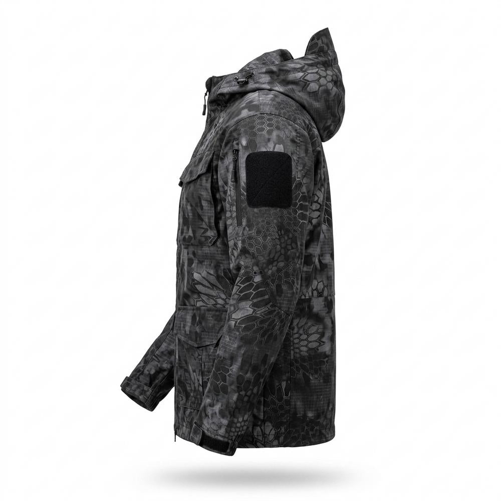 Allsaints Leather - Davel | Patterned Hooded Jacket Men