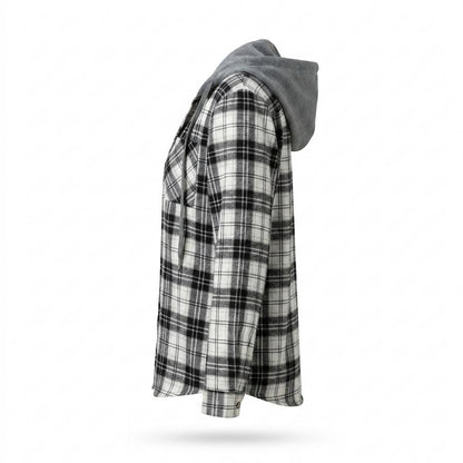 Allsaints Leather - Zezan | Hooded Plaid Shirt Women