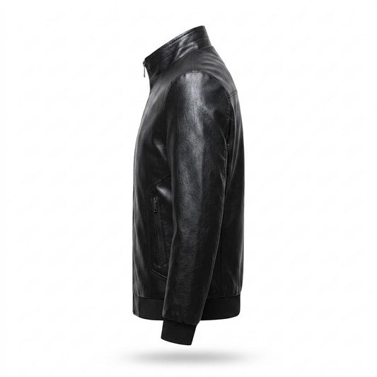 Allsaints Leather - Zesel | Lined Zippered Leather Jacket Men