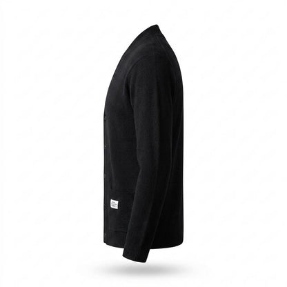 Allsaints Leather - Lufav | Knitted Button-Front Knit Cardigan Men
