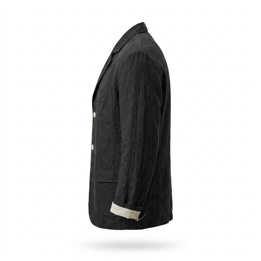 Allsaints Leather - Ellom | Cotton-Blend Three-Button Blazer Men