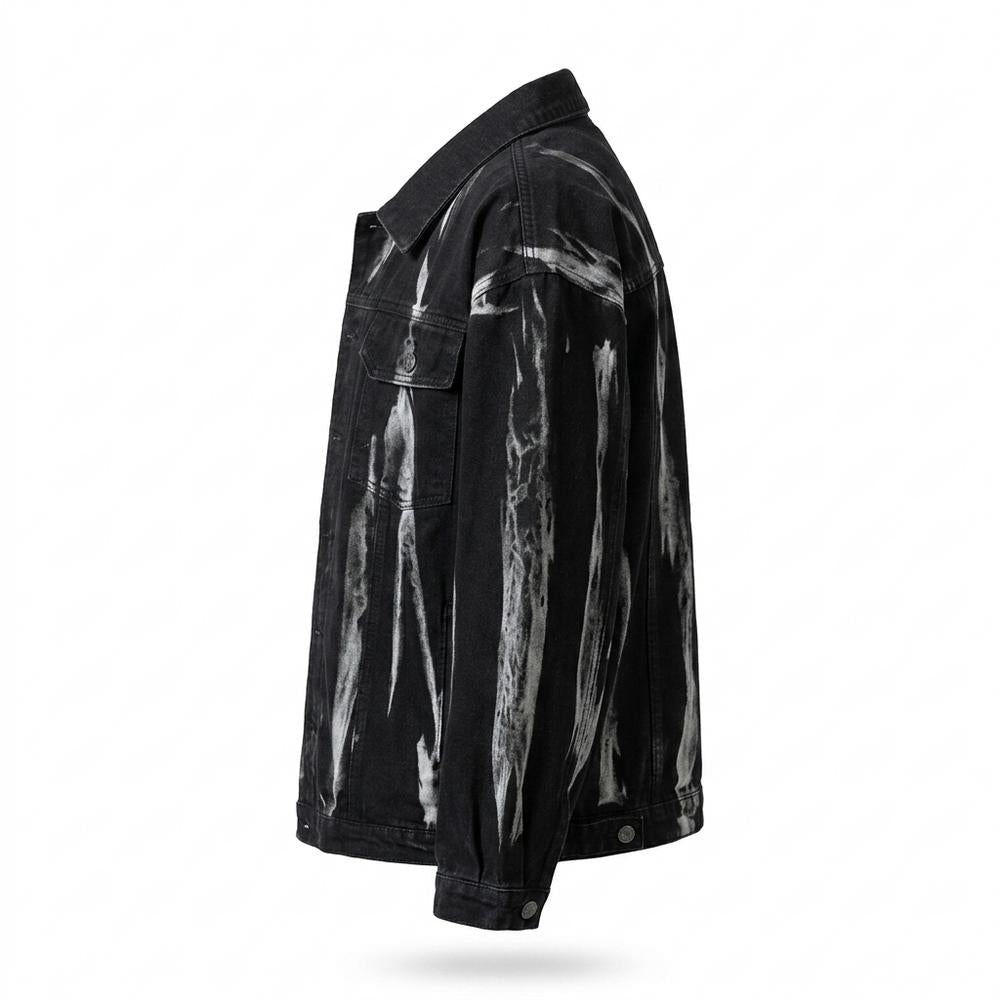 Allsaints Leather - Retev | Washed Button-Down Denim Jacket Unisex