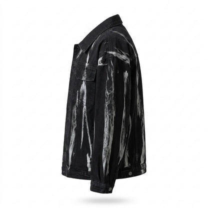 Allsaints Leather - Retev | Washed Button-Down Denim Jacket Unisex