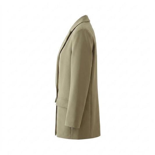 Allsaints Leather - Tinal | Double-Breasted Relaxed-Fit Blazer Women