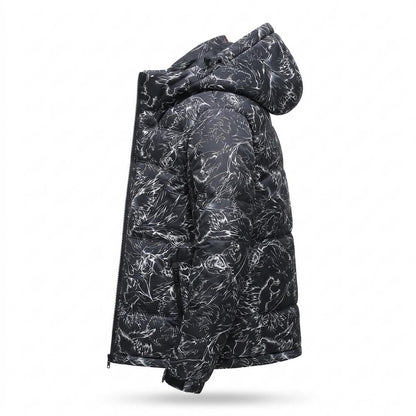 Allsaints Leather - Vimon | Padded Patterned Jacket Men