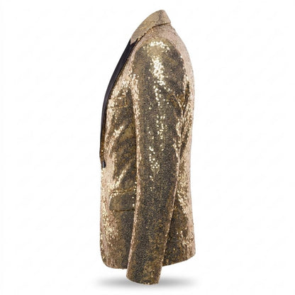 Allsaints Leather - Nesen | Sequined Single-Breasted Blazer Men