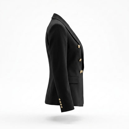 Allsaints Leather - Rosen | Double-Breasted Tailored Blazer Women