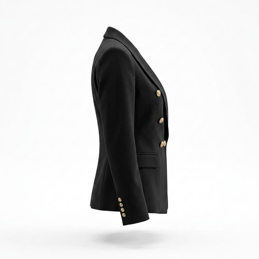 Allsaints Leather - Rosen | Double-Breasted Tailored Blazer Women
