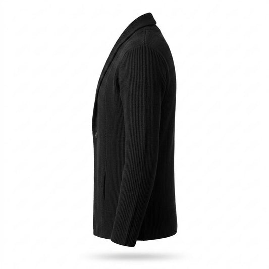 Allsaints Leather - Misan | Shawl Collar Slim Fit Knit Cardigan Men