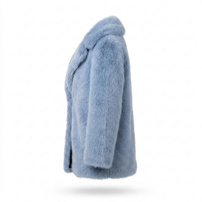 Allsaints Leather - Nimer | Faux-Fur Relaxed Fit Coat Women