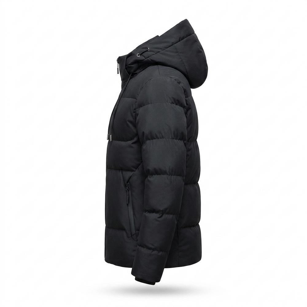 Allsaints Leather - Nemon | Padded Hooded Jacket Men