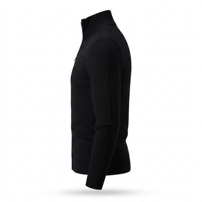 Allsaints Leather - Lylen | Zip-Up Ribbed Knit Cardigan Men