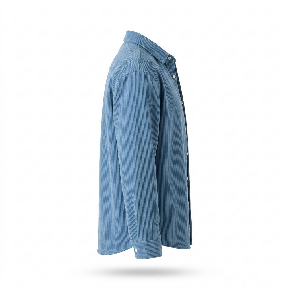 Allsaints Leather - Rodan | Corduroy Color-Block Shirt Men