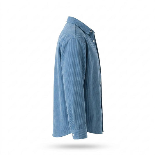 Allsaints Leather - Rodan | Corduroy Color-Block Shirt Men