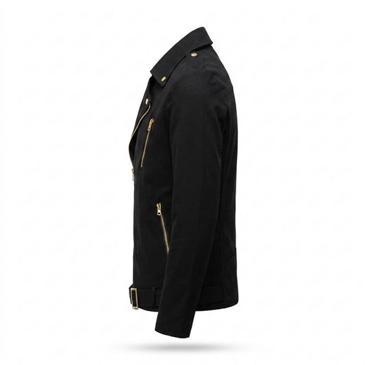 Allsaints Leather - Allen | Asymmetrical Belted Leather Jacket Men